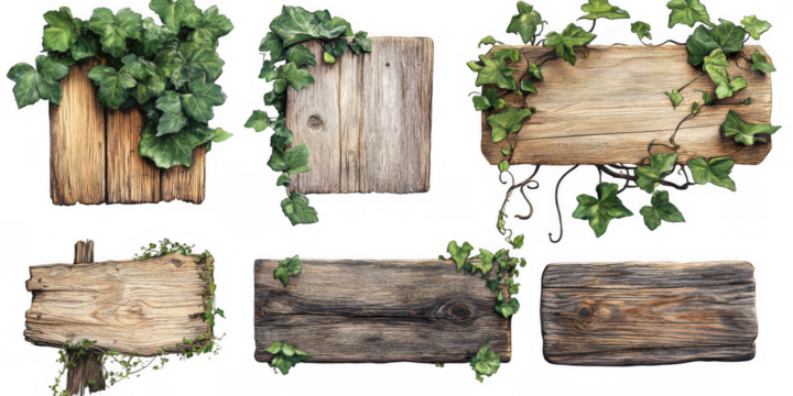 rustic wooden signs