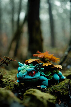 Venusaur animal in the forest