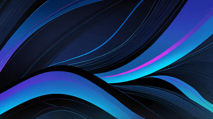 A digital abstract of blue flowing shapes that represent energy and movement, perfect for tech or innovation visuals