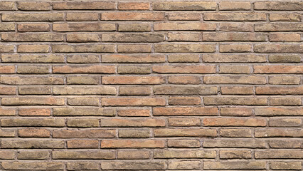 Old brick wall. Seamless pattern. Texture for background or architectural rendering.