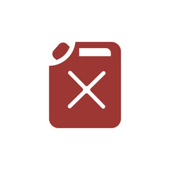 Fototapeta premium canister icon on a white background, vector illustration