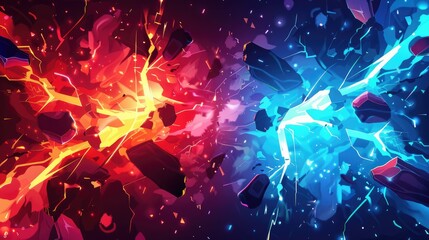 Fighting Duel Versus background