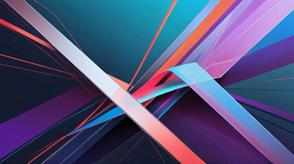 Abstract background, futuristic and modern theme with curved shapes