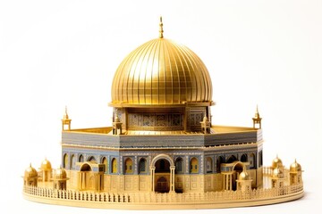 Naklejka premium Dome of the rock dome architecture building.