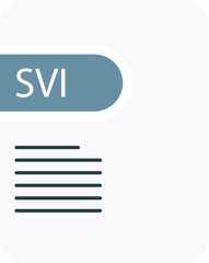 SVI File icon deep and minimal