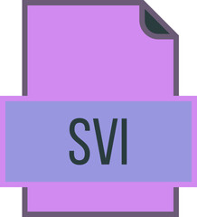 SVI File icon fill and outline crisp corners