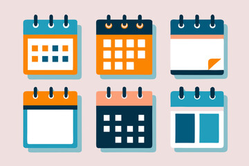 High-Quality Calendar Clip Art: Perfect for Organizers and Printables