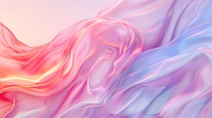 Fototapeta premium Abstract summer background with pastel colors and flowing lines