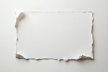 Obraz premium blank white sheet 