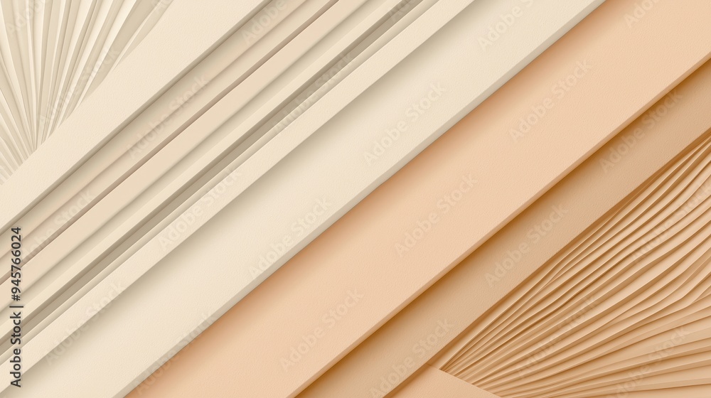 Poster a minimalist design with subtle, diagonal stripes in soft, neutral colors