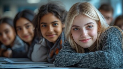 Obraz premium Smiling Students