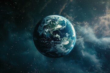 Naklejka premium Earth from Space