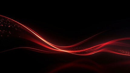Abstract Red Light Fast Speed Curve Motion