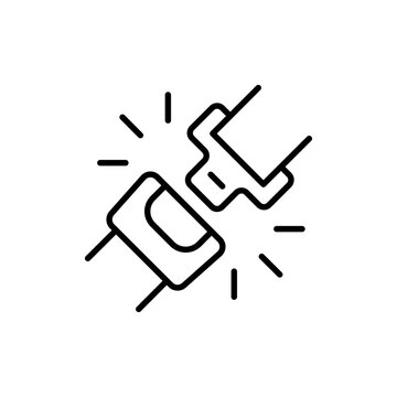 recommend clip art: Seatbelt outline icons, minimalist vector illustration ,simple transparent graphic element .Isolated on white background