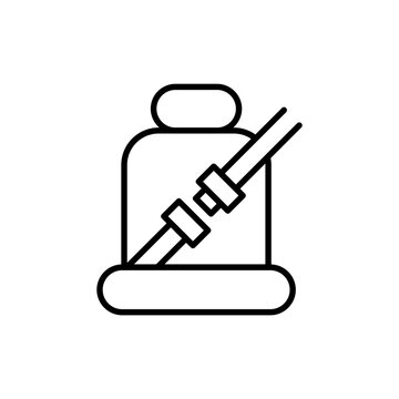 recommend clip art: Seatbelt outline icons, minimalist vector illustration ,simple transparent graphic element .Isolated on white background