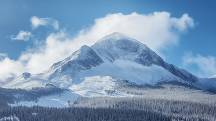 Mountains, beautiful natural scenery