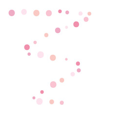 Pink decorative glitter, vector decoration for banners and cards