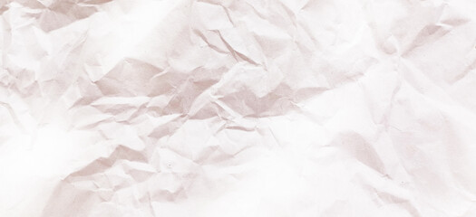 White recycled craft paper texture as background. Grey paper texture, Old vintage page or grunge vignette of old newspaper. Pattern rough art creased grunge letter. Hardboard with copy space for text.