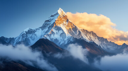 Beautiful natural scenery of the mountain