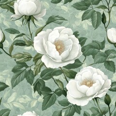 vintage seamless floral pattern, wallpaper, textile print pattern