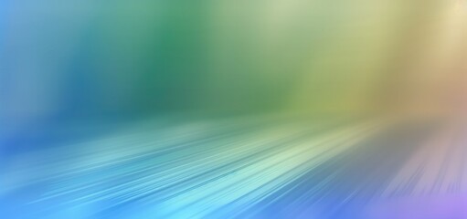 Abstract Gradient Background with Soft Lines and Blue-Green Color Transitions