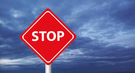 stop stop warning sign, warning sign