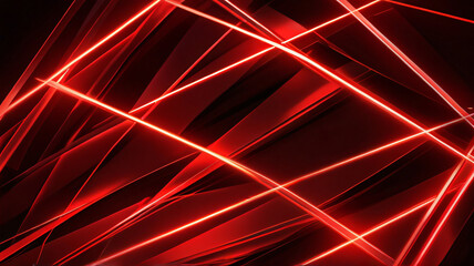 abstract Dynamic Red Neon Lights futuristic background,modern technology theme
