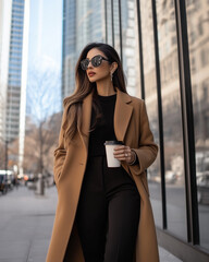 Business woman in the city