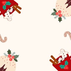 christmas greeting card cartoon 