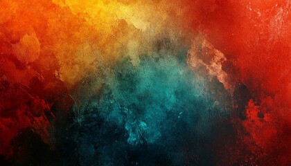 Obraz premium Bright Colorful Abstract Background with Red, Orange, and Yellow Hues