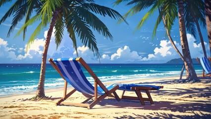 Tropical Beach Relaxation