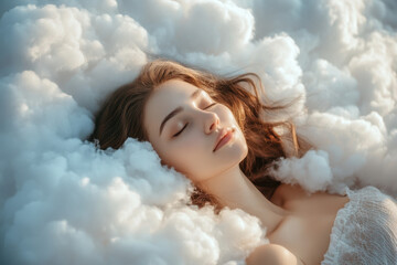 Sleeping Beauty in Clouds.