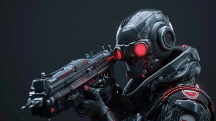 Fototapeta premium Future Mechanical Warrior