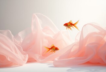 High-Resolution Goldfish Photography: Soft Light and Delicate Textures