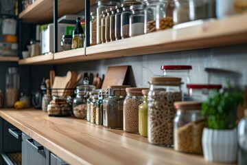 Home storage area interior