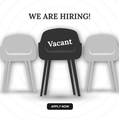 We are hiring creative vacancy post
