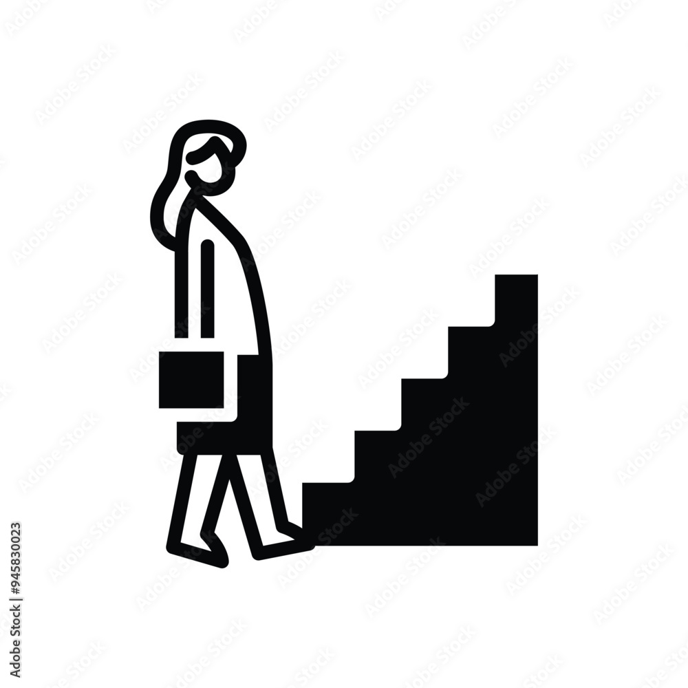Poster career solid icon vector design good for web or mobile app