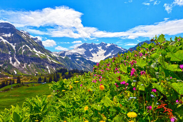 Das Lechquellengebirge in Vorarlberg (&Ouml;sterreich)