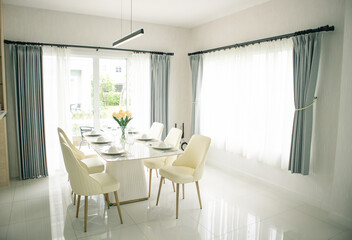 dining room with dining table