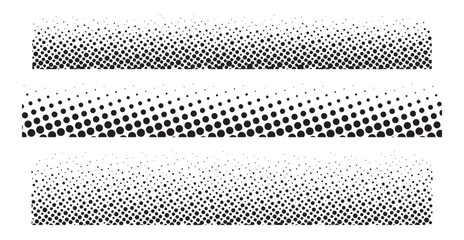 Set of retro comic pop art backdrop with halftone dots design. gradient halftone dots backgrounds. halftone dots pattern