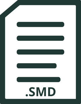 SMD line document icon