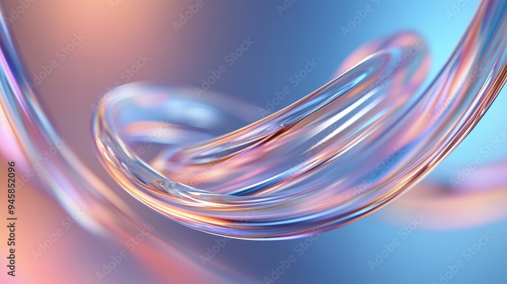Poster a mesmerizing abstract image showcasing colorful swirl lines with a light effect, symbolizing moveme