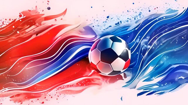 Animation of football.