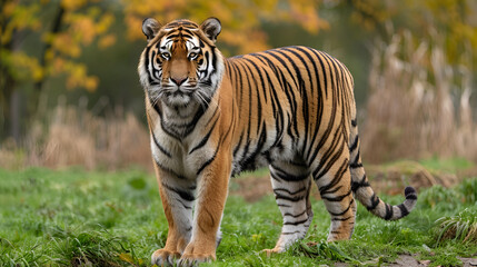 Obraz premium tiger in the zoo