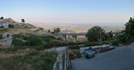 View on Ribera in the south of Sicily, Italy