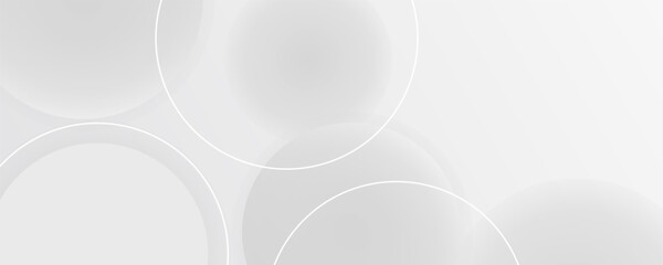 Abstract geometric background with soft white and gray gradient for high tech graphic business background. Template illustration design, web background, wallpaper, desktop, bubbles.