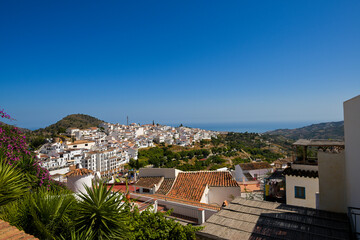 Fototapeta premium Frigiliana, White Spanish Village, Nerja, Andalusia, Spain