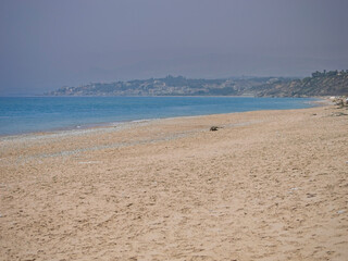 Beach in the south of Sicily, Italy