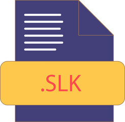 SLK File extension icon fill and bebes writting