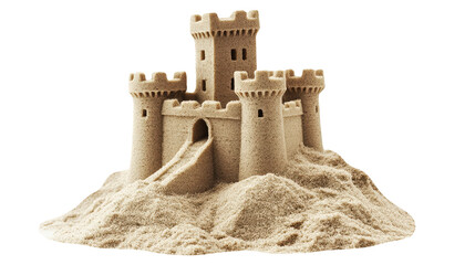 Sandcastle sticker transparent background PNG clipart 